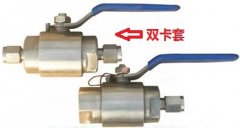 碳钢/不锈钢QGQY1-64P/高压气源大体球阀/卡套球阀/阀门